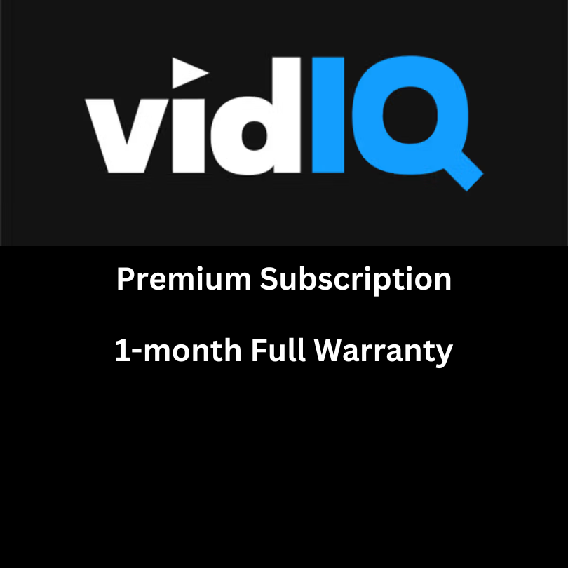 vidIQ, Pro/Boost Plan
